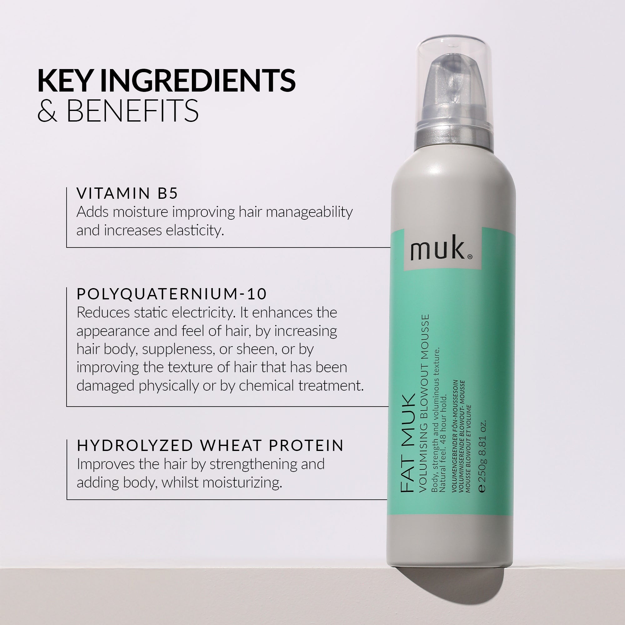 Fat MUK Volumising Blowout Mousse